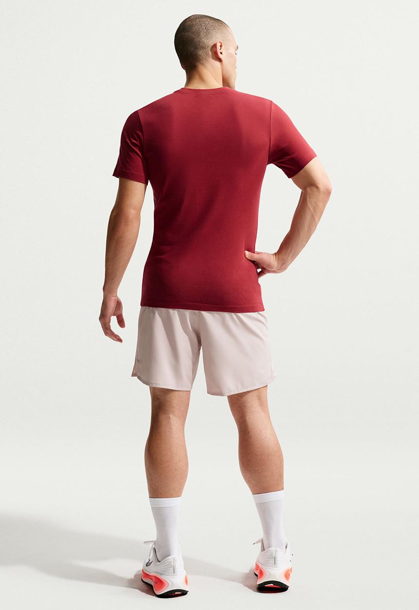 Nike - Dri-FIT  RUN SWOOSH Tee  - Burnt Red