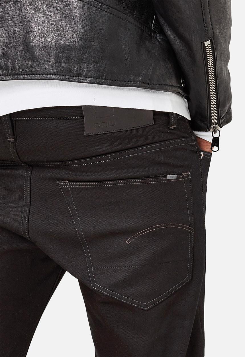G-STAR - 3301 Slim - Raw Black Edington Stretch Denim