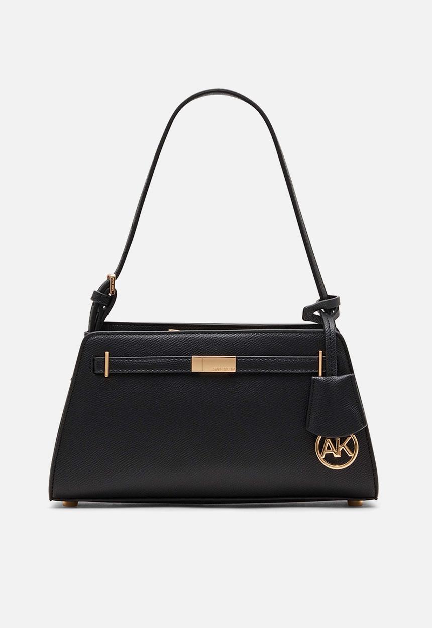 Anne Klein - Exclusive Belted Shoulder Bag - Black
