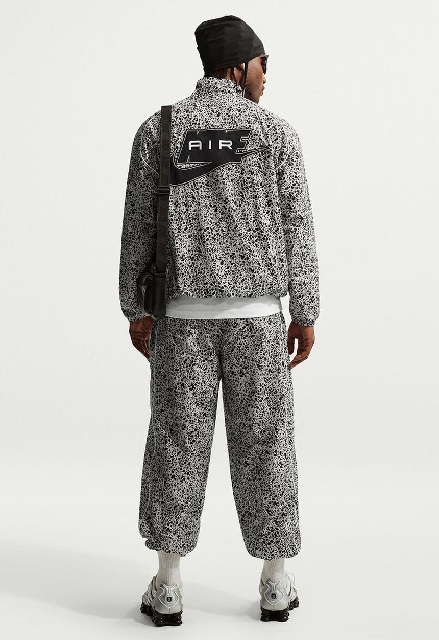 Nike - Nike Air Woven All Over Print Pant - Blak/Wht/Multi 