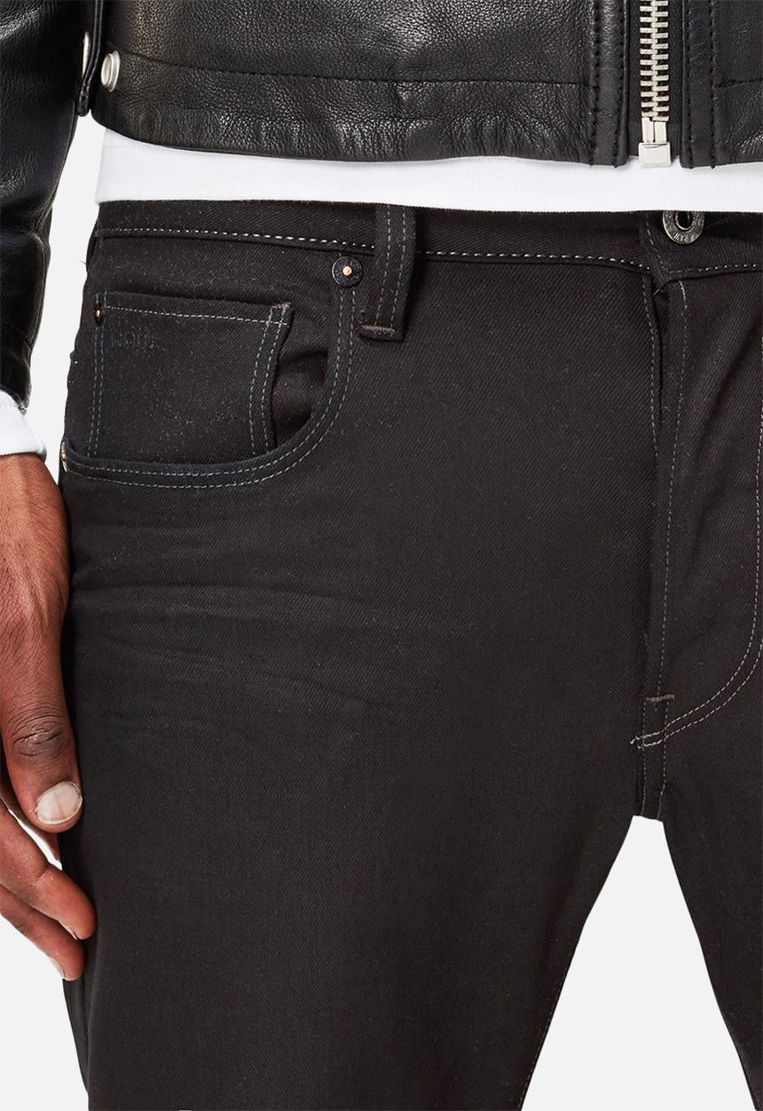 G-STAR - 3301 Slim - Raw Black Edington Stretch Denim