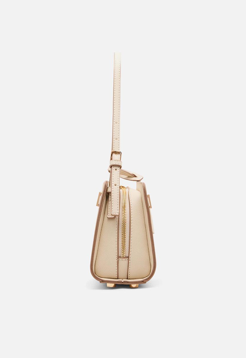 Anne Klein - Exclusive Belted Shoulder Bag - Parchment