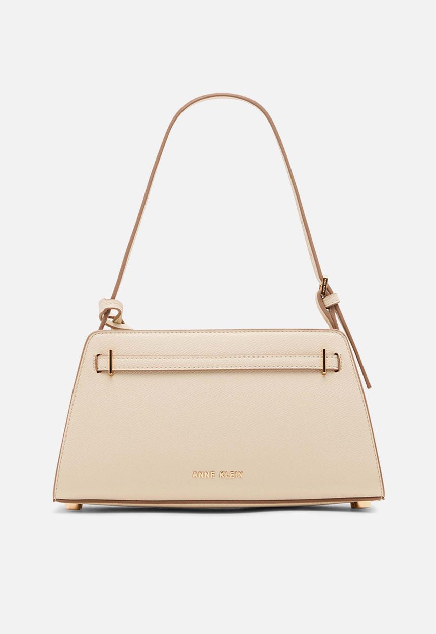 Anne Klein - Exclusive Belted Shoulder Bag - Parchment