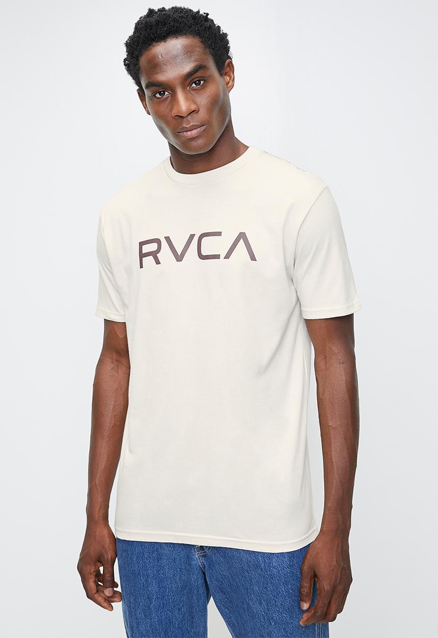 RVCA - Big Rvca Short sleeve Red Stitch - Ceramic & Burgundy Logo