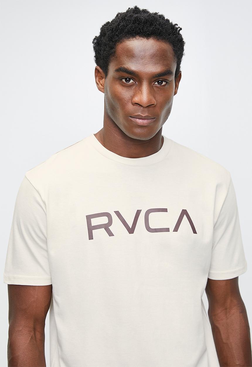RVCA - Big Rvca Short sleeve Red Stitch - Ceramic & Burgundy Logo