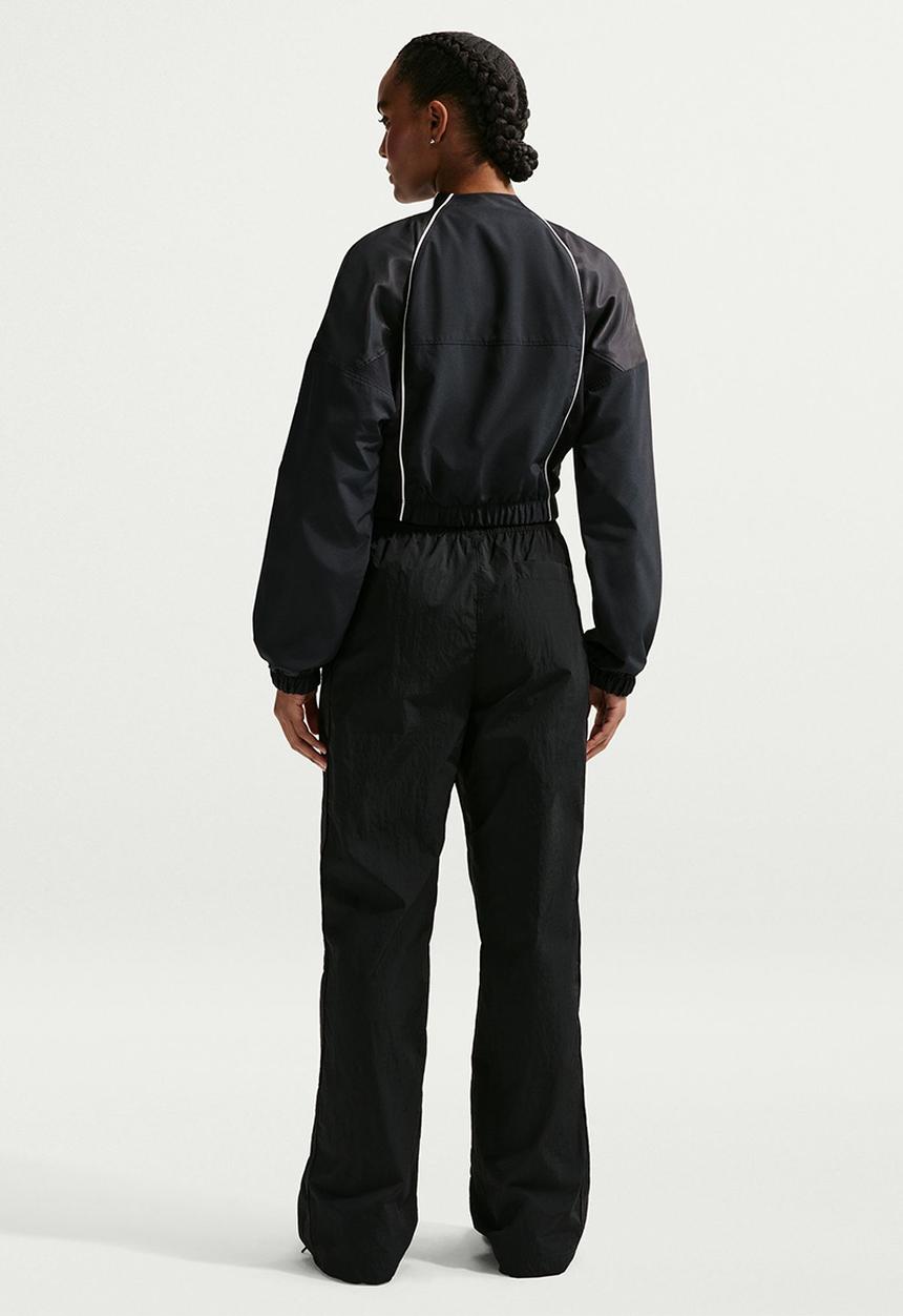 Nike - W Nsw Shrunken Trk Jkt Mod - Black/Black/Black/Sail
