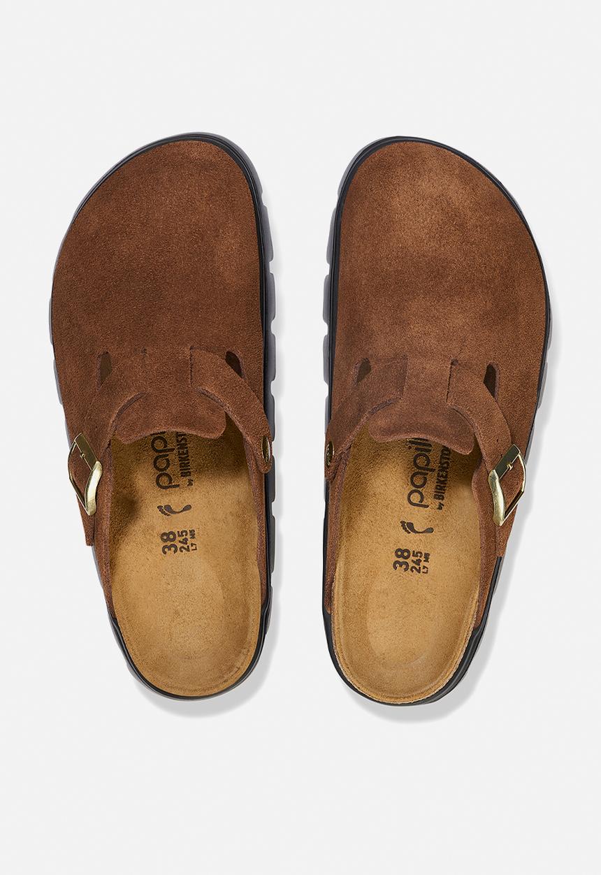 Birkenstock - Boston pap chunky - dark tea/black