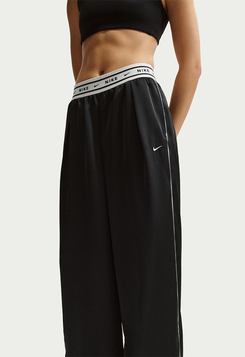 Nike - W Nsw Offln Wvn Stn Pant - Black/Sail