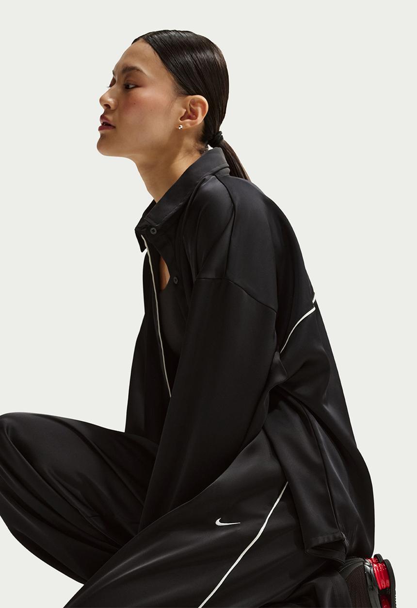 Nike - W Nsw Offln Wvn Stn Pant - Black/Sail