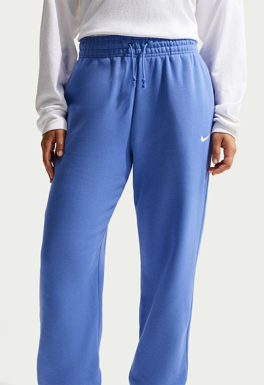 Nike - W Nsw Phnx Flc Hr Os Pant 2 - Lt Medium Blue/Sail