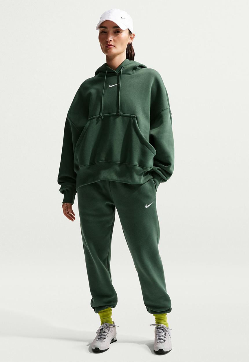 Nike - W Nsw Phnx Flc Mr Pant Std - Fir/Sail