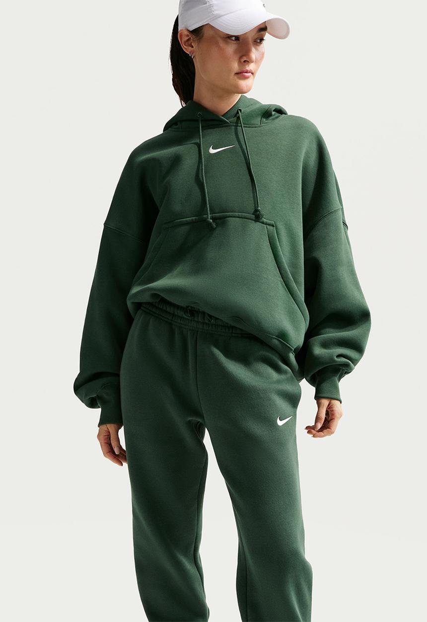 Nike - W Nsw Phnx Flc Mr Pant Std - Fir/Sail