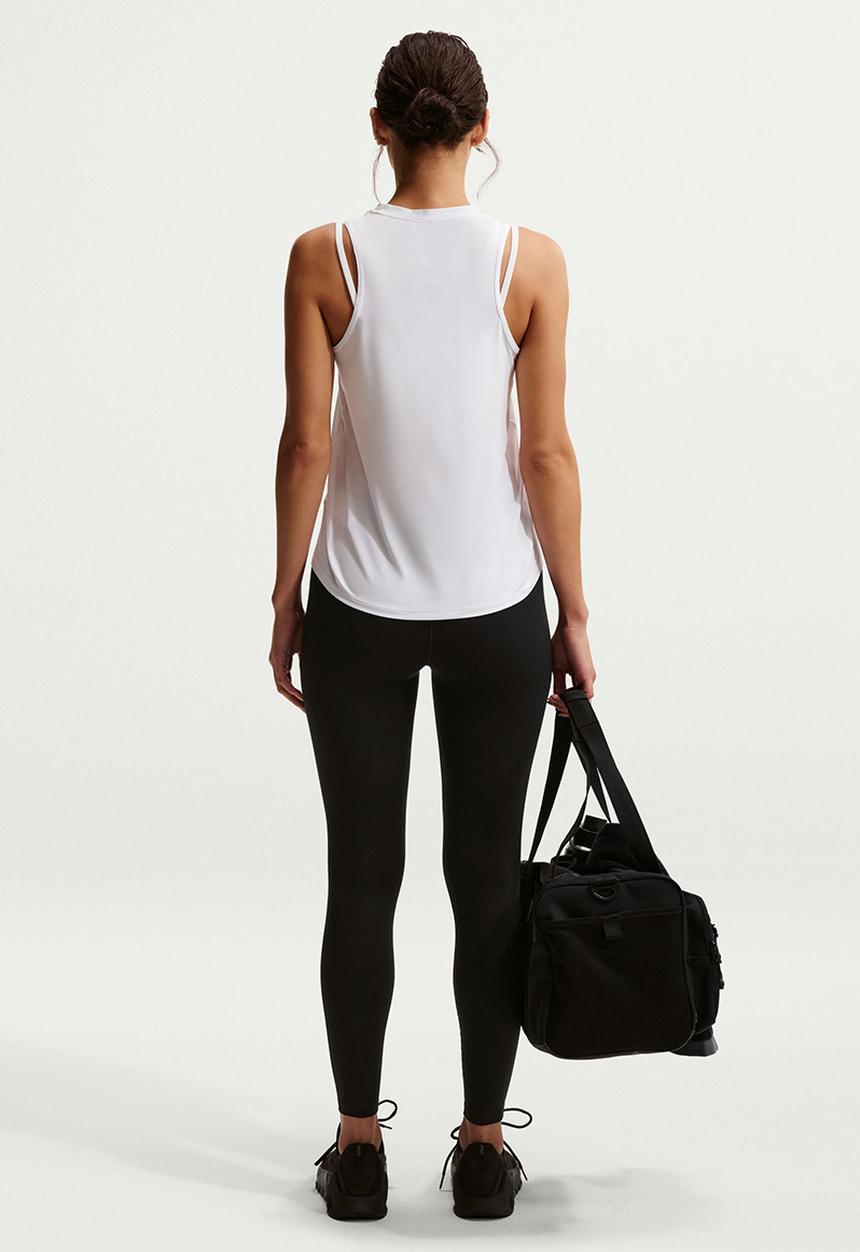 Nike - Nike One Women's High-Waisted 7/8 Leggings - Black/White