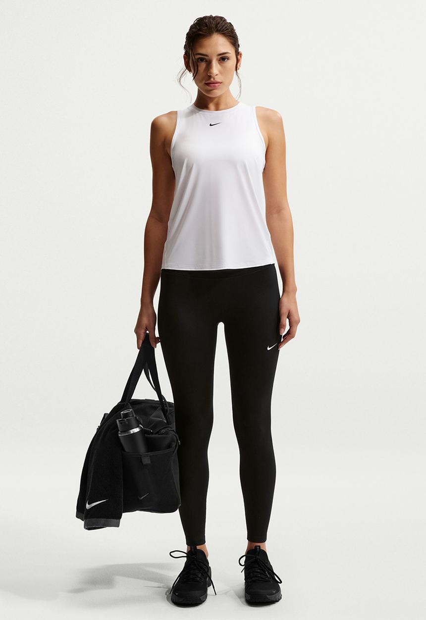Nike - Nike One Women's High-Waisted 7/8 Leggings - Black/White