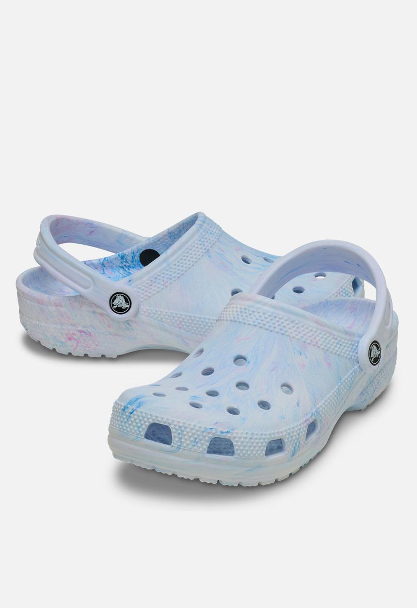 Crocs - Cls Watercolor Marbled Clog - Oxygen Swirl