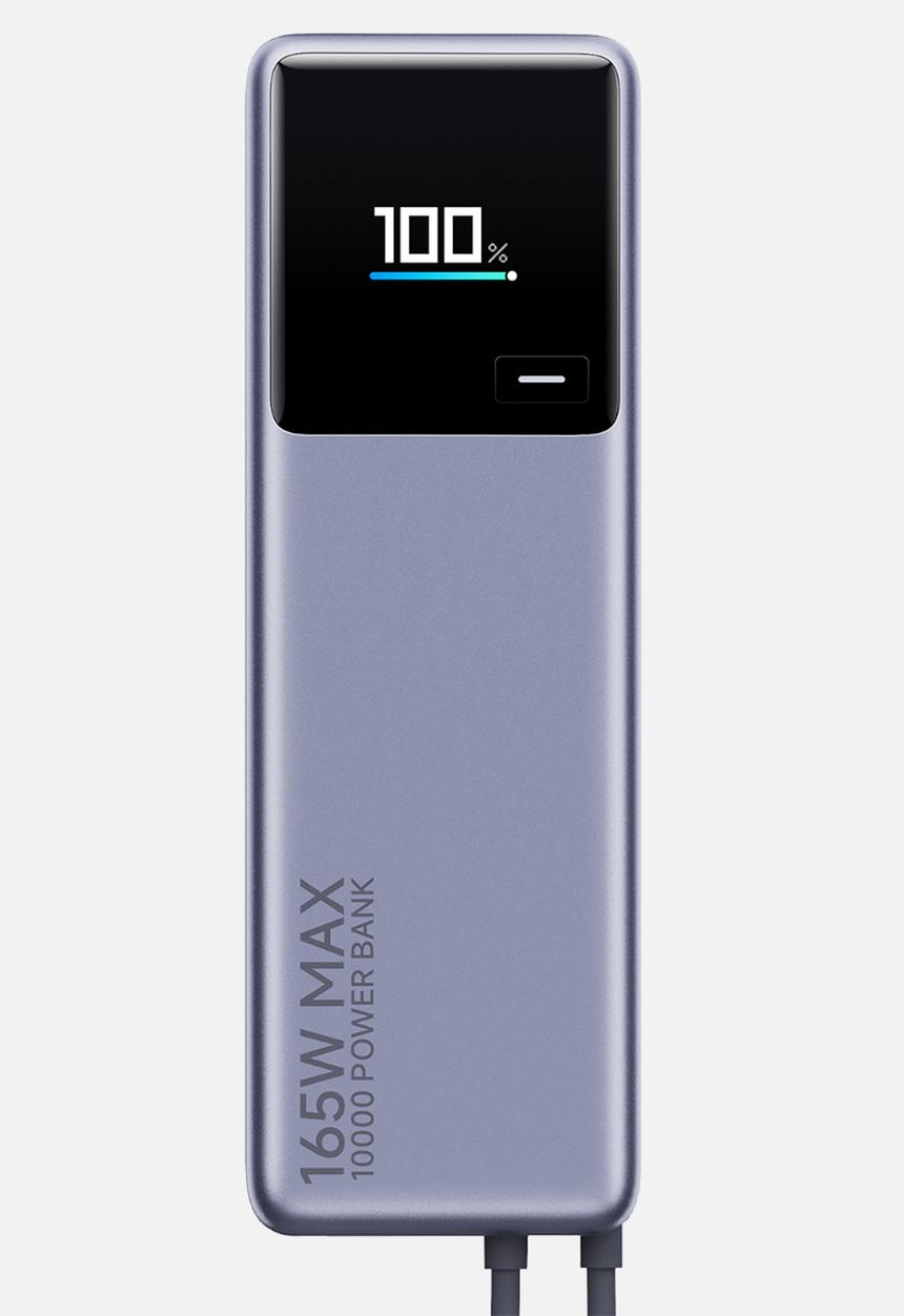 Xiaomi - Xiaomi 165W Power Bank 10000mAh (Integrated Cable) - Silver