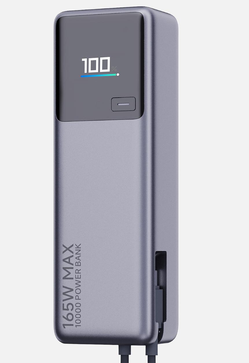 Xiaomi - Xiaomi 165W Power Bank 10000mAh (Integrated Cable) - Silver