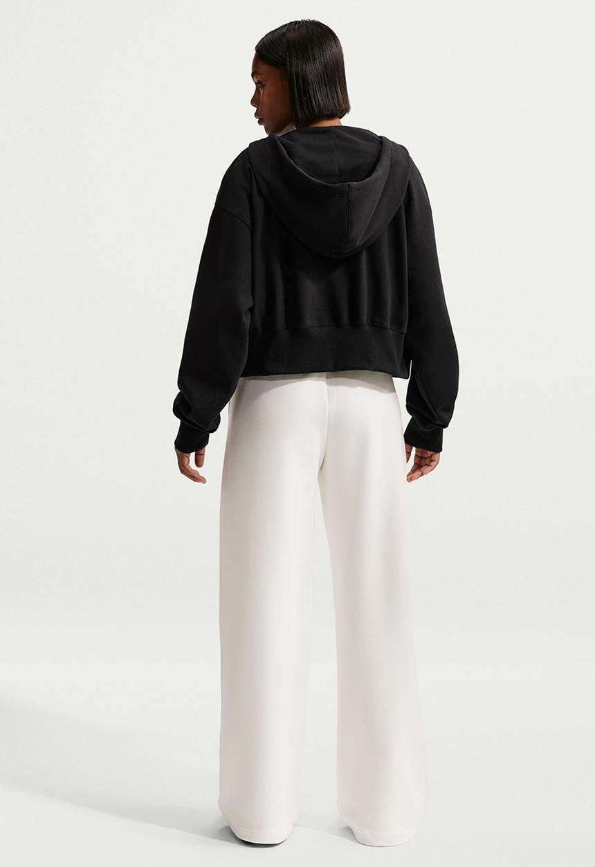W Nk Phnx Flc Fz Hd Gls - Black