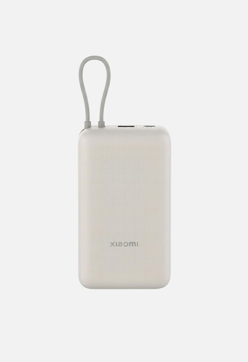 Xiaomi - Xiaomi 33W Power Bank 20000mAh (Integrated Cable) - Tan