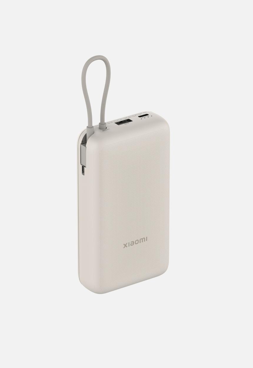 Xiaomi - Xiaomi 33W Power Bank 20000mAh (Integrated Cable) - Tan