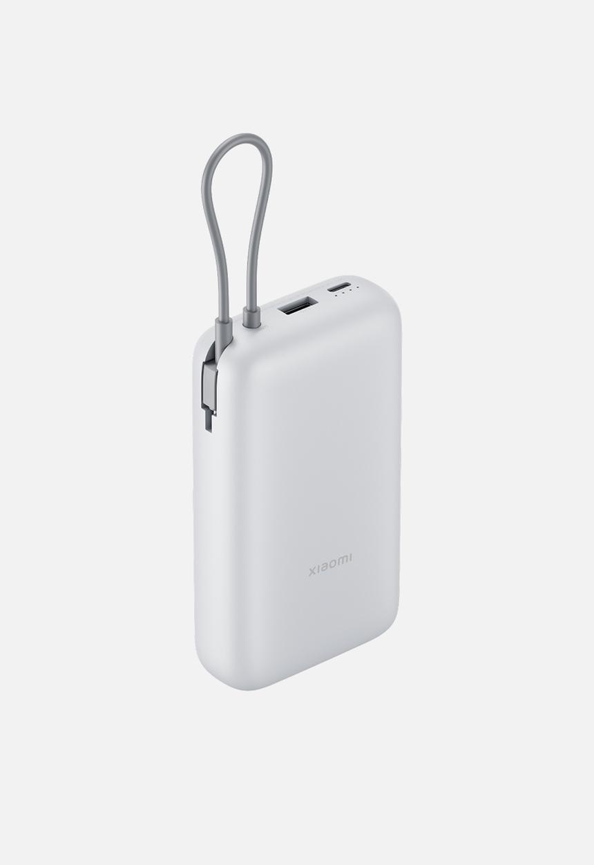 Xiaomi - Xiaomi Power Bank 20000mAh (Integrated Cable) - Light Grey