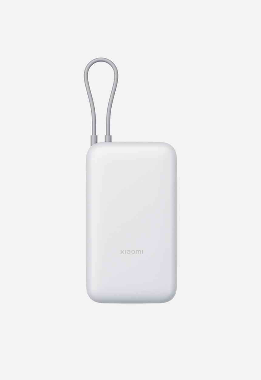 Xiaomi - Xiaomi Power Bank 20000mAh (Integrated Cable) - Light Grey
