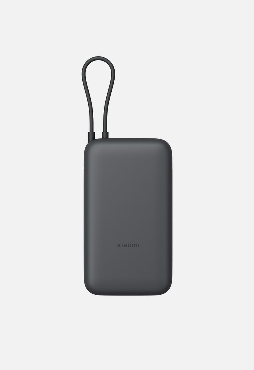 Xiaomi - Xiaomi Power Bank 20000mAh (Integrated Cable) - Dark Grey