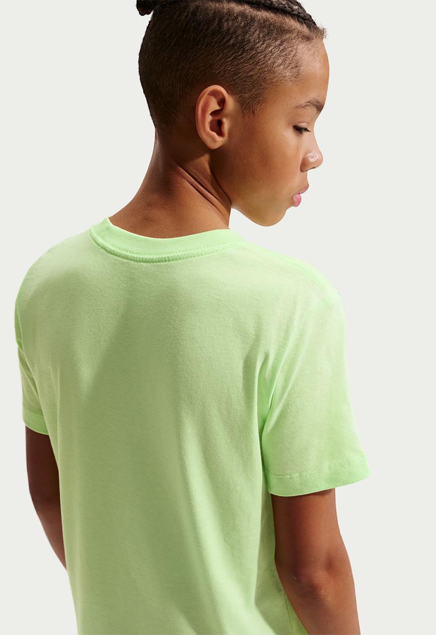 Nike - K nsw tee emb futura lbr - lt liquid lime
