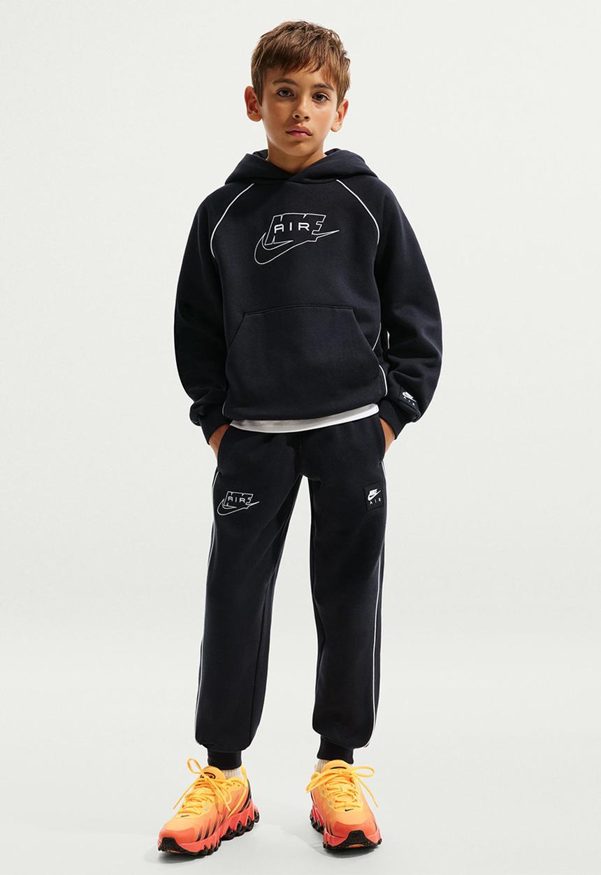 Nike - K Nk Air Flc Jggr - black/white/white