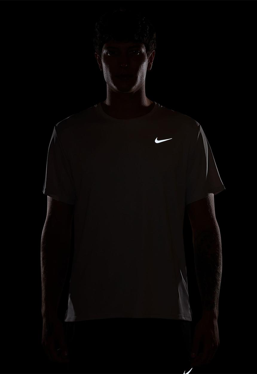 Nike - Dri-FIT UV Short-Sleeve Running Top - Grey