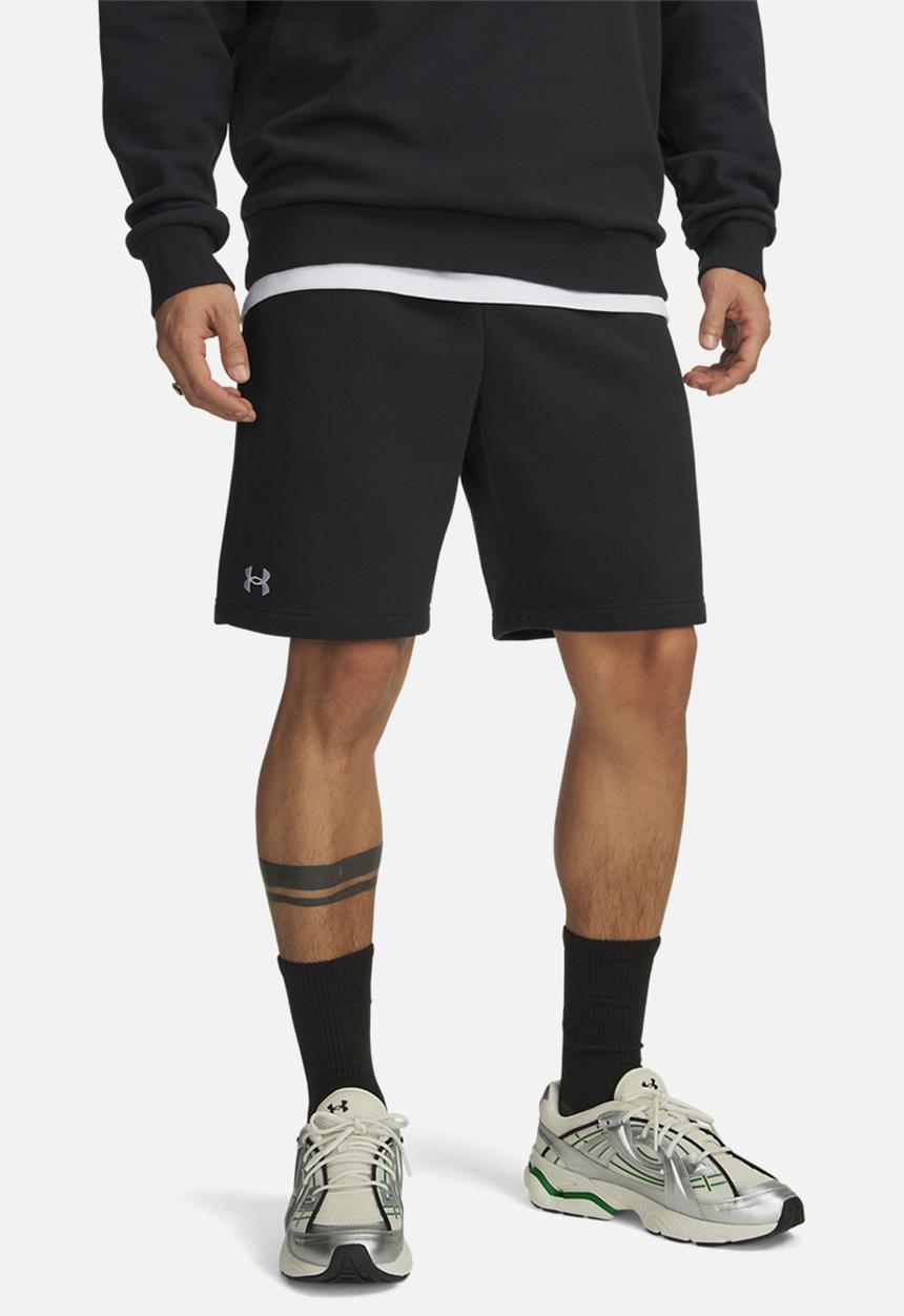Under Armour - UA Rival Fleece Shorts - Black /  / White