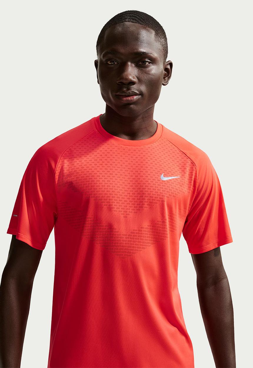 Nike - Stride  Dri-FIT ADV Short-Sleeve Running Top - Orange
