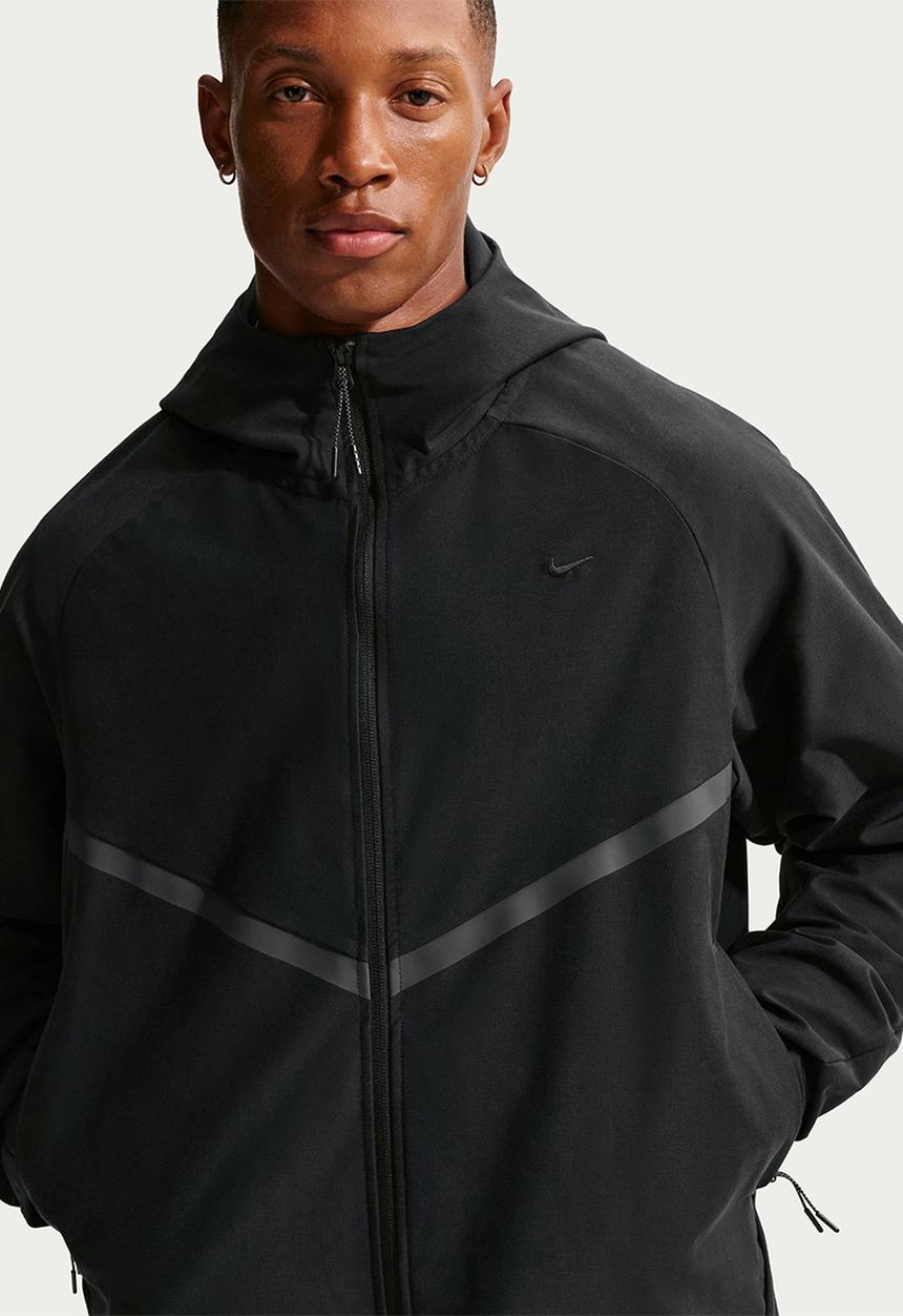 Nike - NSW Tech Shori Knit Full-Zip Windrunner Jacket - Black