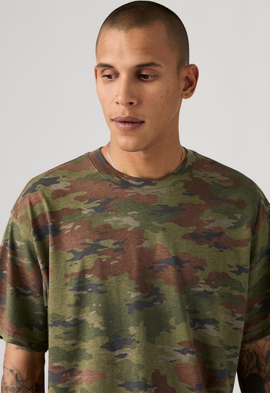 Levi’s® - CLASSIC BOXY SS TEE - Ombre Camo MULTI CAMO