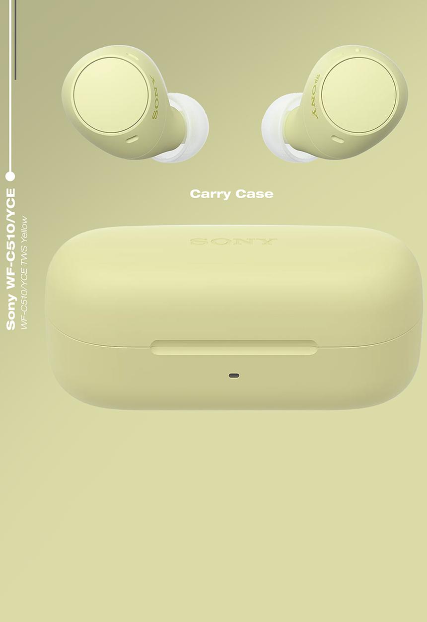 Sony - Sony WF-C510 TWS Earphone - Yellow
