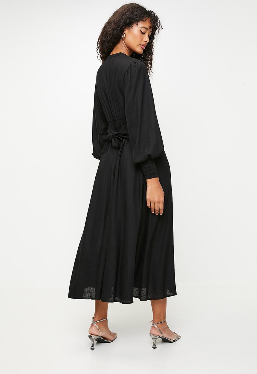 MILLA - Black Midi dress - black 