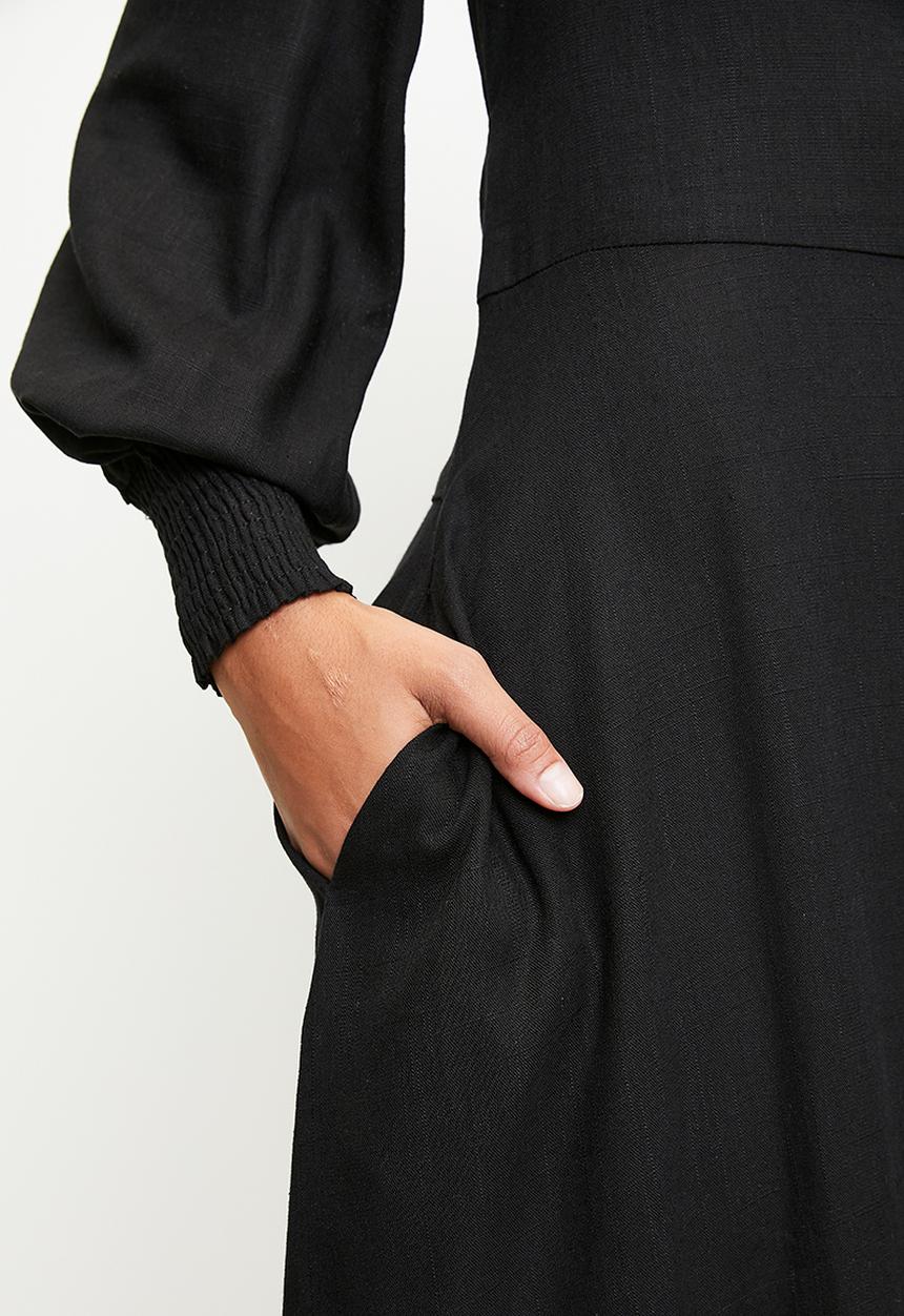 MILLA - Black Midi dress - black 