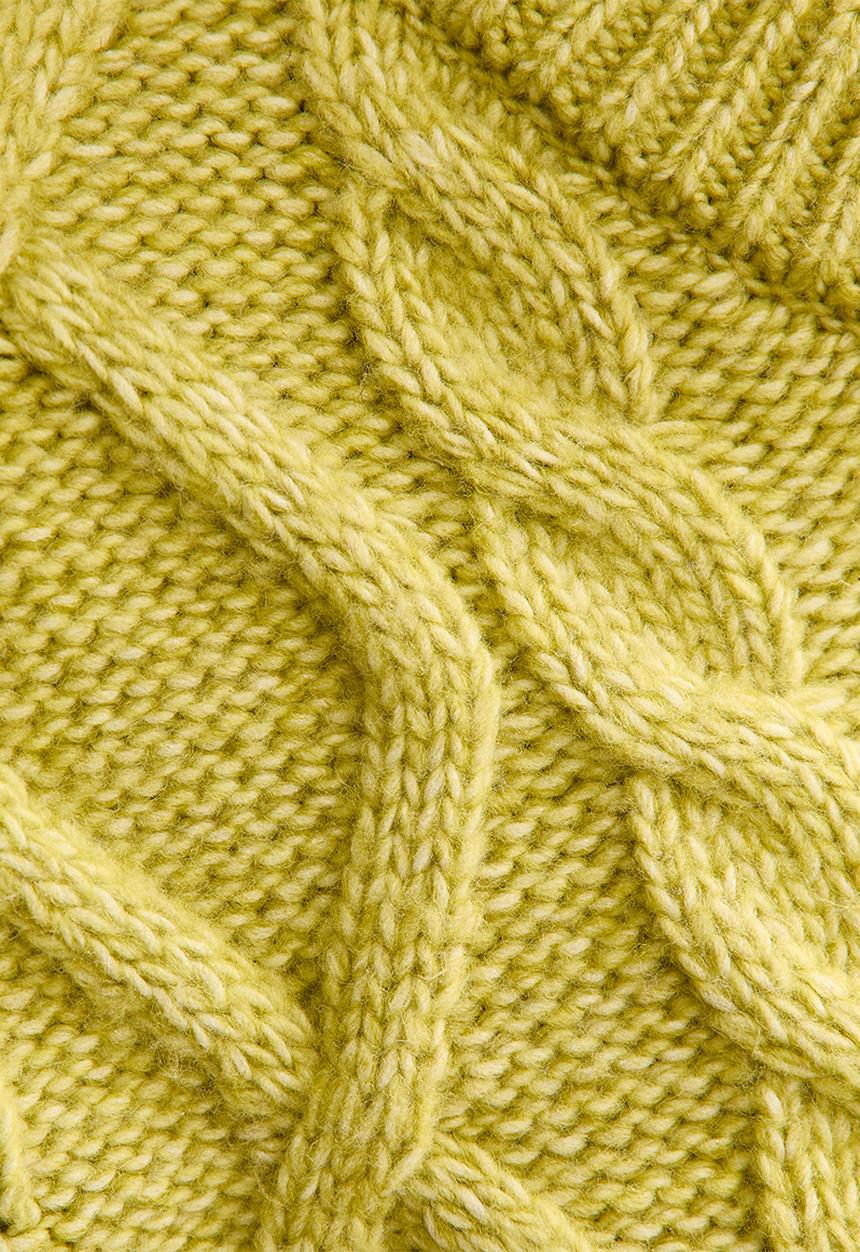 New Look - Cable Knit Jumper - bright green