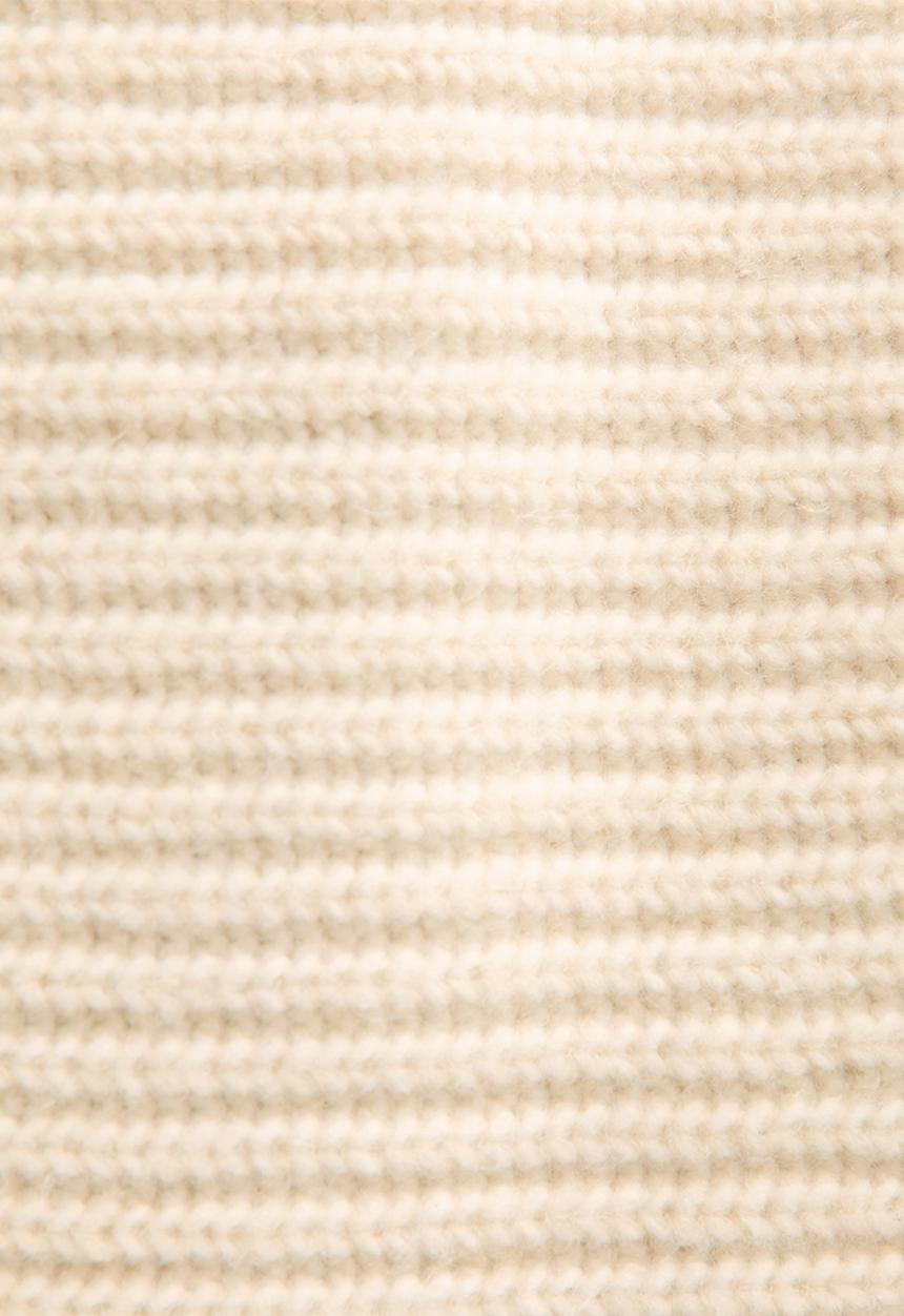 New Look - Stitchy Polo Batwing Jumper - cream