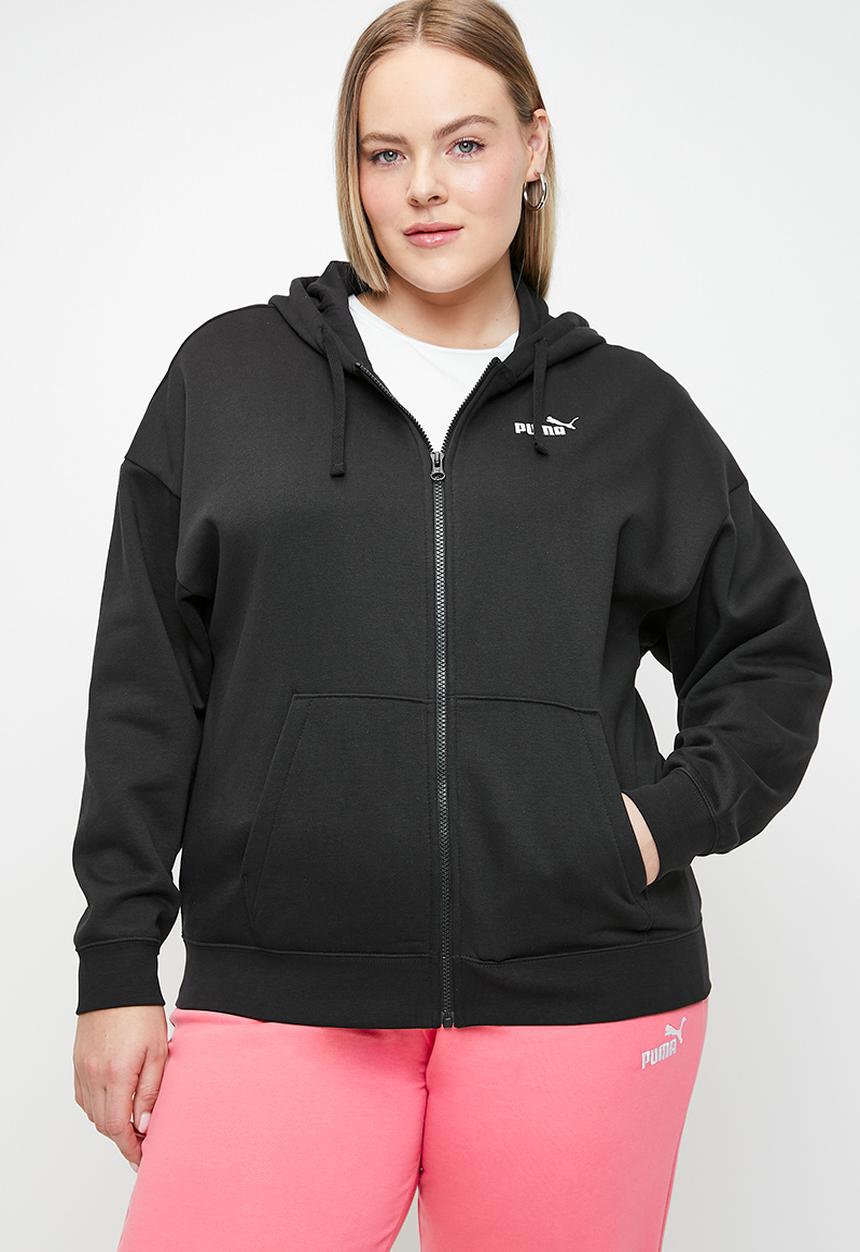 PUMA - Plus Ess Small No. 1 Logo Comfort Full-Zip Ho - Puma Black