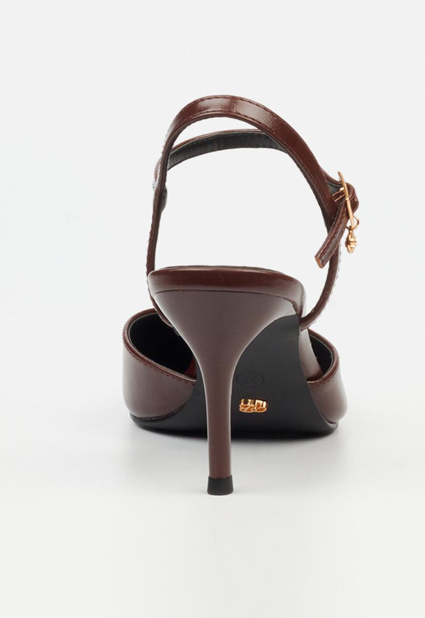 Miss Black - Gallery 1 heel - chocolate