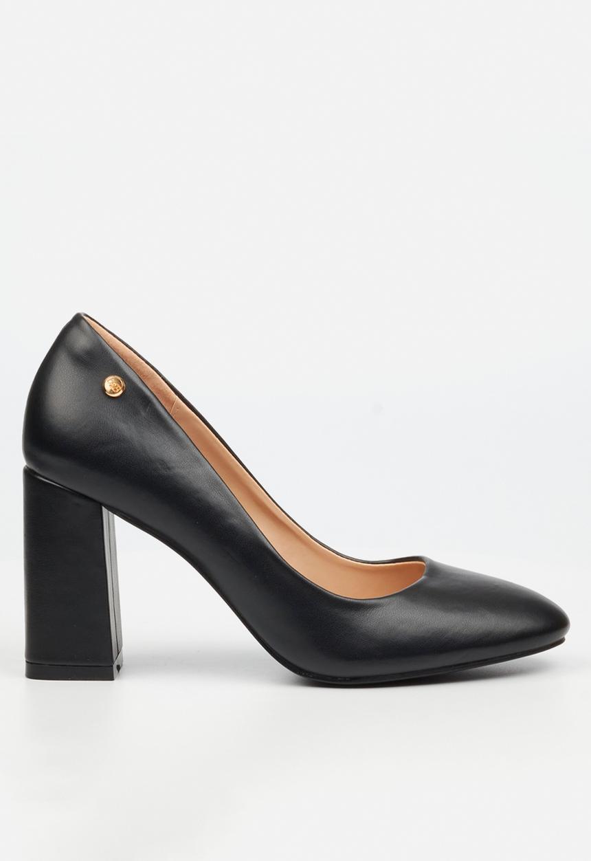 Miss Black - Nell 1 pump block heel  - black