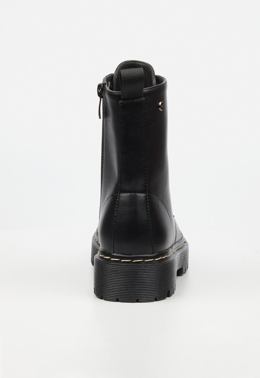 Miss Black - Nirvana 4 lace up flatform ankle boot - black