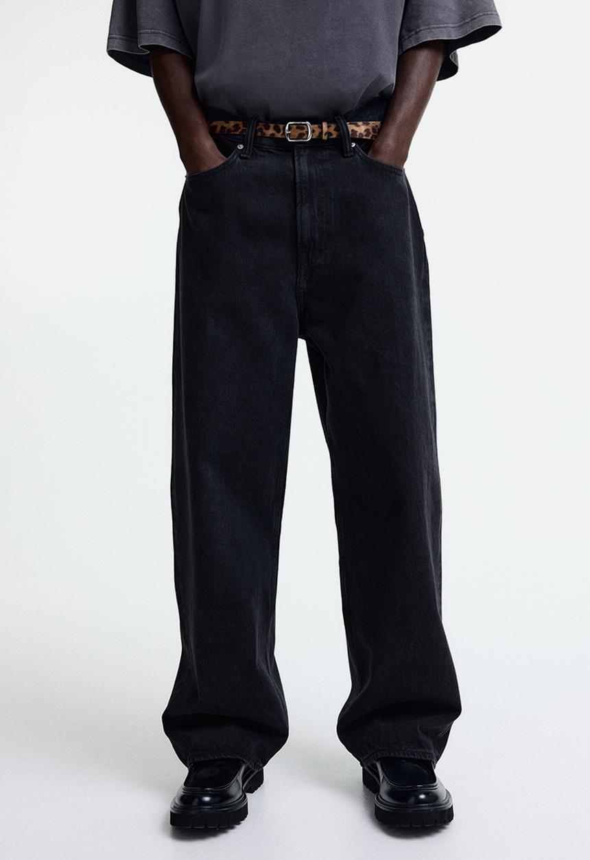 H&M - Baggy jeans - black