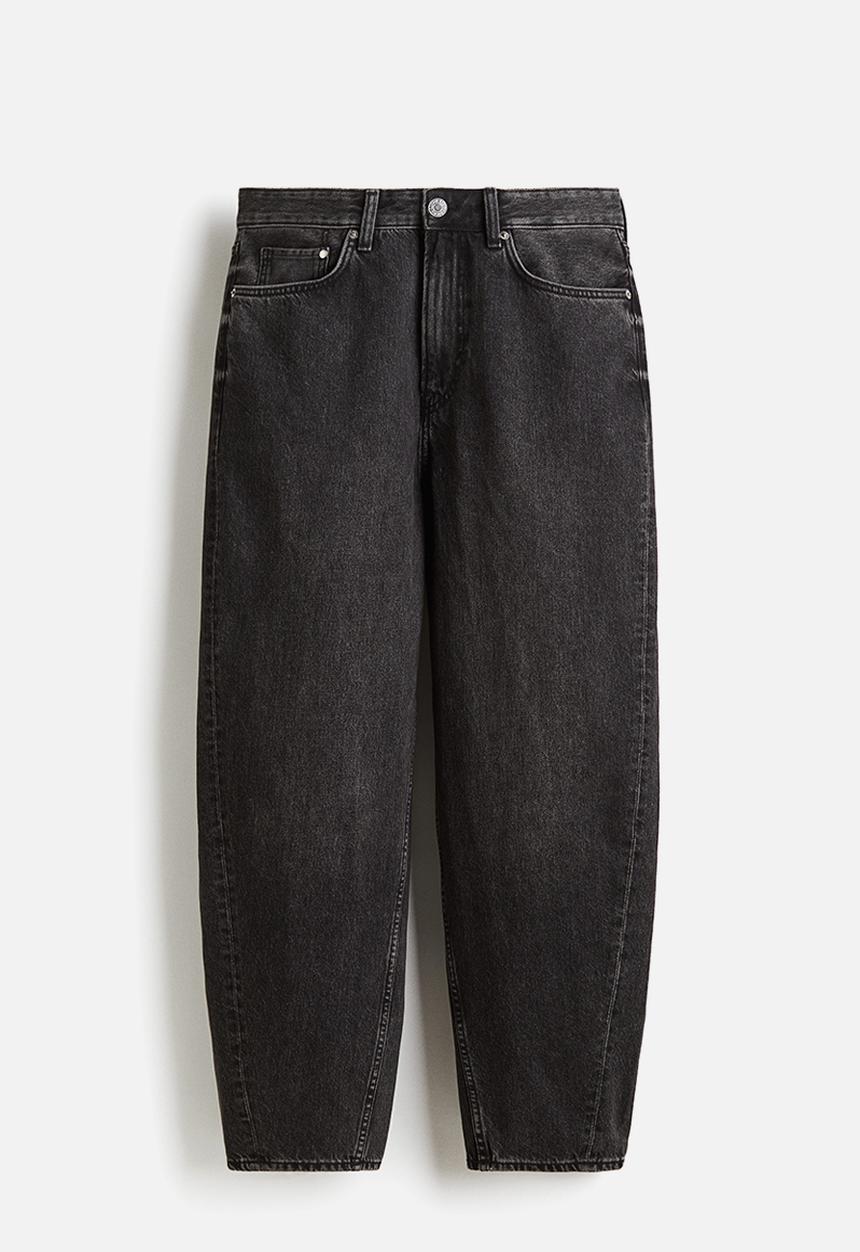 H&M - Barrel loose jeans - denim black