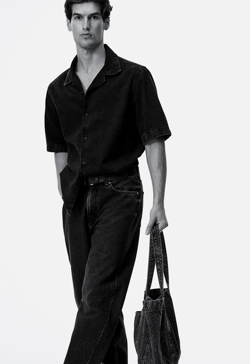 H&M - Barrel loose jeans - denim black