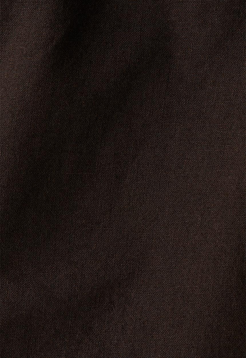 H&M - Regular fit linen-blend shorts - brown