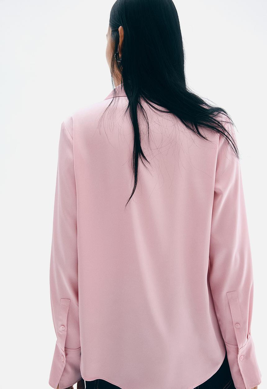 H&M - V-neck blouse - light pink