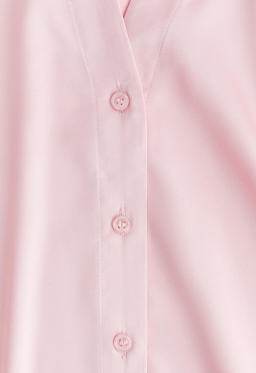 H&M - V-neck blouse - light pink