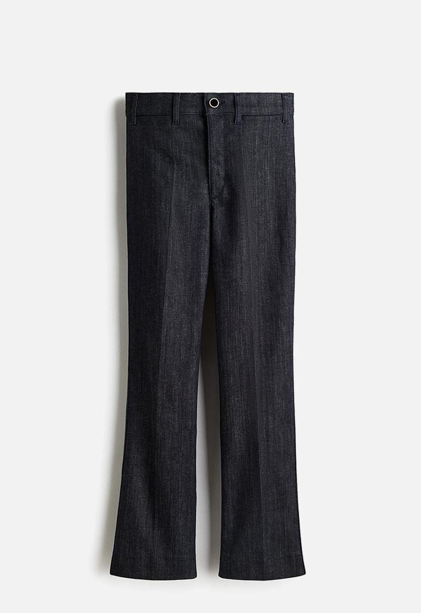 H&M - Flared high ankle jeans - dark denim blue